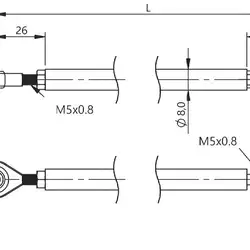 Шарнирный рычаг AMT Linear Position Sensor GS10-0600-A