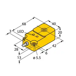 Индуктивный датчик TURCK NI25-Q20-AP6X2