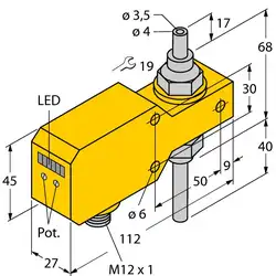 Датчик потока TURCK FCI-TCD04A4P-LIX-H1141