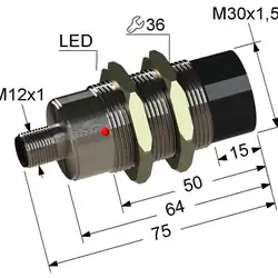 Индуктивный датчик Мега-К VB2-30M75-15N61-C4