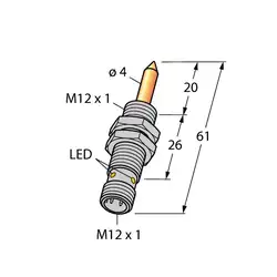 Магнитный датчик TURCK NIMFE-EM12/4.0L61-UN6X-H1141/S1182