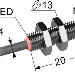 Индуктивный датчик Мега-К PS2-08M20-2B11-K