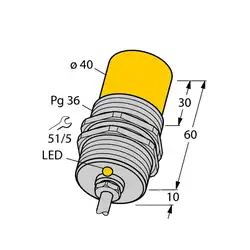 Индуктивный датчик TURCK NI25-G47-AZ3X