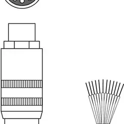 Разъем с кабелем Leuze Electronic CB-LDH-10000-12GF
