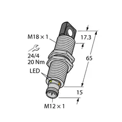 Ультразвуковой датчик TURCK RU100U-M18MS-AP8X2-H1151