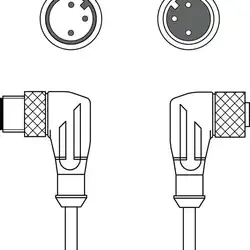 Соединительный кабель Leuze Electronic CB-M12-1500X-3WF/WM