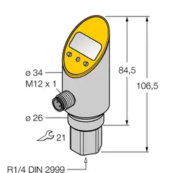Датчик давления TURCK PS040V-311-2UPN8X-H1141