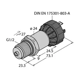 Датчик давления TURCK PT10R-1008-I2-DA91