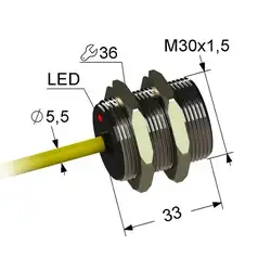 Индуктивный датчик Мега-К VB2-30M33-10B11-K