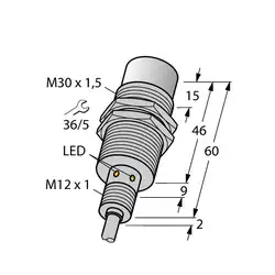 Индуктивный датчик TURCK NI30U-EM30WD-AP6X