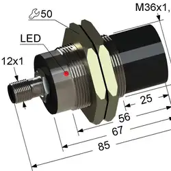 Индуктивный датчик Мега-К VB2-36M85-20N74-C27