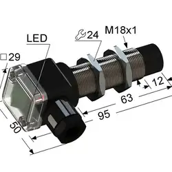 Индуктивный датчик Мега-К VB2-18M95-8N84-B