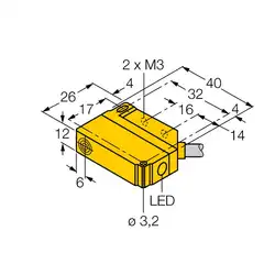 Индуктивный датчик TURCK BI5U-Q12-AN6X2