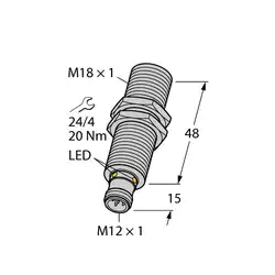 Ультразвуковой датчик TURCK RU40U-M18M-UP8X2-H1151
