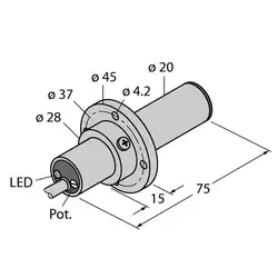 Датчик потока TURCK FCS-K20-AP8X