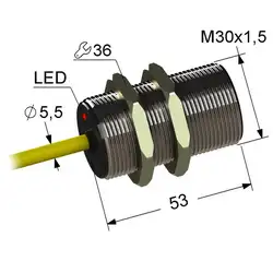 Индуктивный датчик Мега-К VB2-30M53-10B11-K