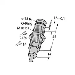 Индуктивный датчик TURCK BID2-G180-AP6/S220