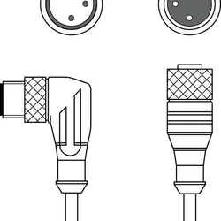 Соединительный кабель Leuze Electronic CB-M12-5000-3GF/WM
