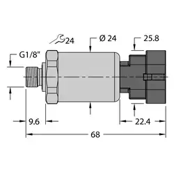Датчик давления TURCK PT600R-2113-I2-AMPS1.5