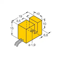 Индуктивный щелевой датчик TURCK SI3.5-K10-Y1
