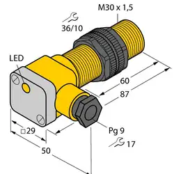 Индуктивный датчик TURCK BI10-P30SK-AP6X