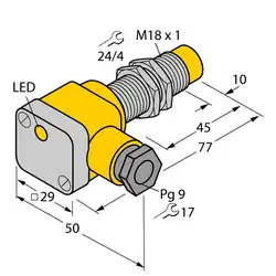 Индуктивный датчик TURCK NI12U-EG18SK-VN4X