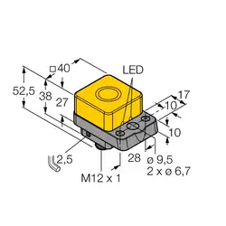 Индуктивный датчик TURCK NI22U-Q40-AP6X2-H1141
