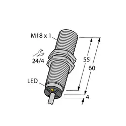 Индуктивный датчик TURCK BI8U-M18M-VN6X