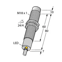 Индуктивный датчик TURCK NI8-M18-AP6X/S120