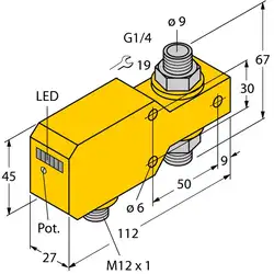 Датчик потока TURCK FCI-D10A4P-AP8X-H1141