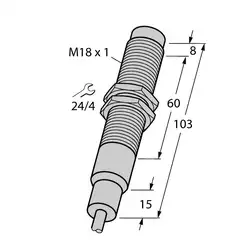 Индуктивный датчик TURCK NI8-EM18-AP6/S907