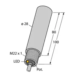Емкостной датчик TURCK HC3-K28S-AP4X