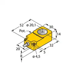 Кольцевой датчик TURCK BI20R-Q14-LU