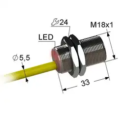 Индуктивный датчик Мега-К VB2-18M33-5B21-K