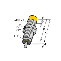 Индуктивный датчик TURCK NI12U-EM18-AN6X