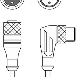 Соединительный кабель Leuze Electronic KDS S-M12-5A-M12-5W-V1-050