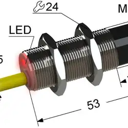 Индуктивный датчик Мега-К PS2-18M53-12N11-K