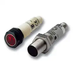 Оптические датчики Omron E3F2 в цилиндрическом корпусе с диффузионным отражением от объекта