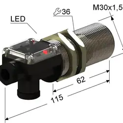 Индуктивный датчик Мега-К VB2-30M115-10B41-T