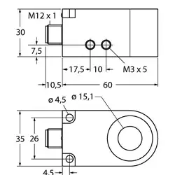 Кольцевой датчик TURCK BI15R-W30-DAN6X-H1141