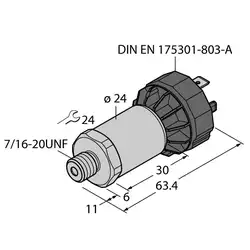 Датчик давления TURCK PT200PSIG-2005-U1-DA91