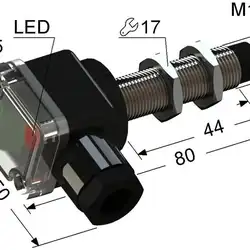 Индуктивный датчик Мега-К PS2-12М80-4N41-В