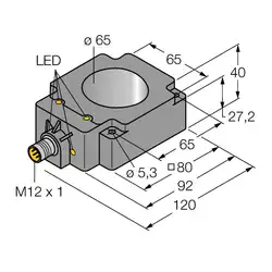 Кольцевой датчик TURCK BI65R-Q80-AP6X2-H1141