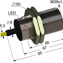 Индуктивный датчик Мега-К VB2-36M85-12B61-Z