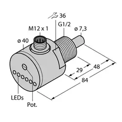 Датчик потока TURCK FCS-GL1/2A4-AP8X-H1141