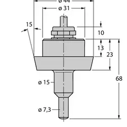 Датчик потока TURCK FCS-DN25A4-NA/D100