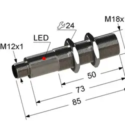 Индуктивный датчик Мега-К VB2-18M85-5B72-C27
