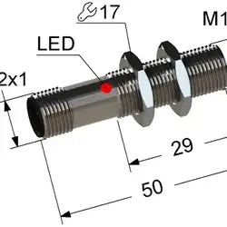 Индуктивный датчик Мега-К PS2-12M50-4B51-C4