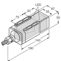 Индуктивный датчик TURCK NI35-CP40-VP4X2/S369-F 30M