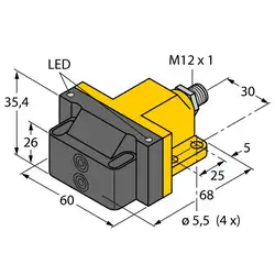 Индуктивный датчик TURCK NI4-DSU26-2Y1X2-H1140